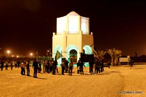 مراسم عزاداری سنتی در جوار مقبره الشهداء گمنام منطقه ویژه پارس برگزار شد