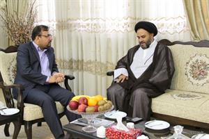 دیدار امام جمعه عسلویه با مدیر عامل سازمان منطقه ویژه پارس