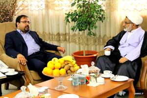 دیدار امام جمعه کنگان با مدیرعامل منطقه ویژه پارس