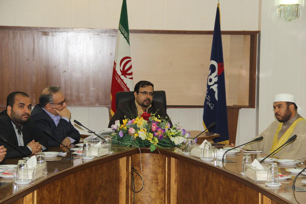 دیدار ائمه جمعه و اعضای شورای اسلام شهرستان عسلویه با مدیر عامل سازمان منطقه ویژه پارس 7