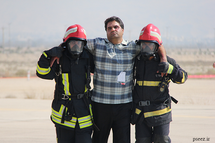 مانور دوسالانه شرایط اظطراری فرودگاه خلیج فارس 7