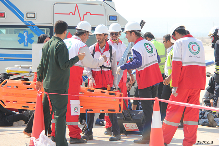 مانور دوسالانه شرایط اظطراری فرودگاه خلیج فارس 13