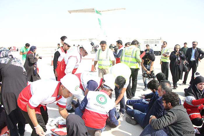 مانور دوسالانه شرایط اظطراری فرودگاه خلیج فارس 16