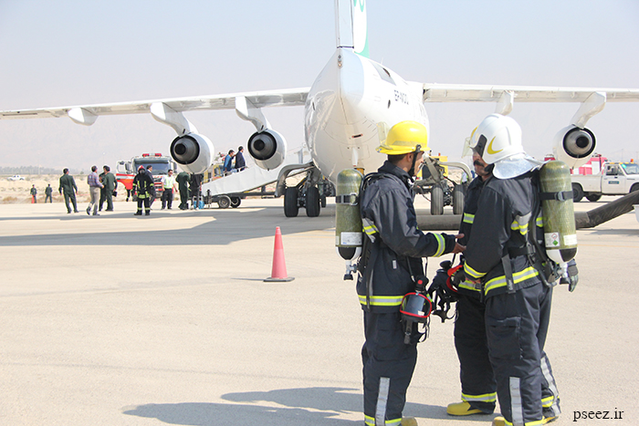 مانور دوسالانه شرایط اظطراری فرودگاه خلیج فارس 21