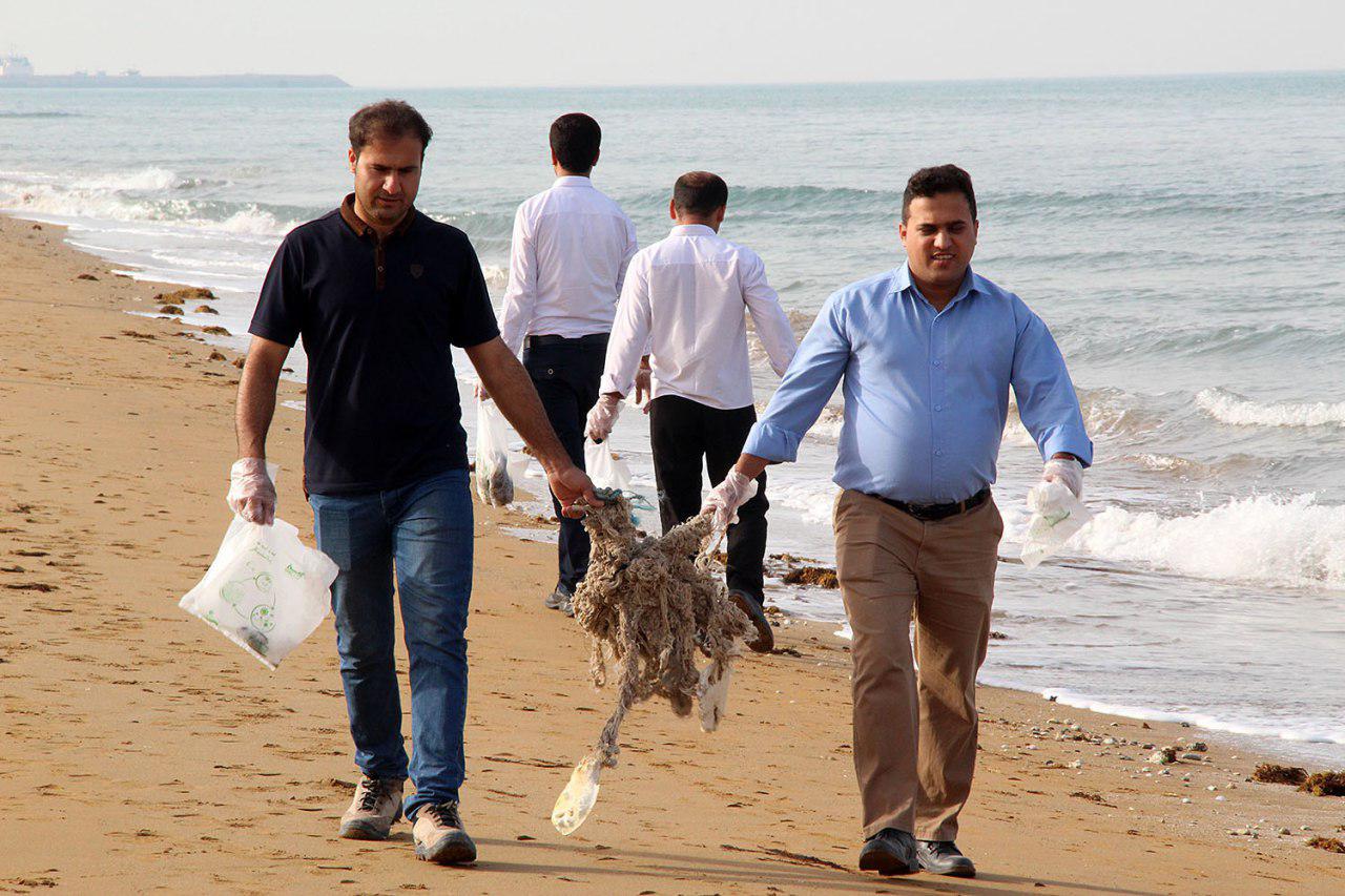 پاکسازی دریا از زباله در پارس شمالی 6