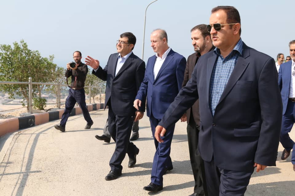 دیدار وزیر نفت سوریه از فازهای پارس جنوبی 1