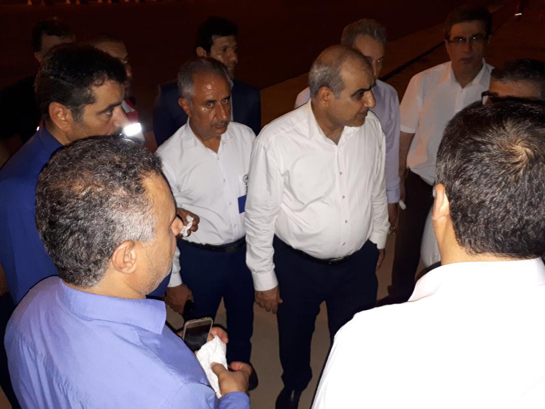 بازدید میدانی مدیر عامل از تاسیسات پارس جنوبی 13
