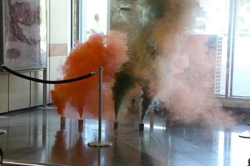 مانور تخلیه اضطراری فرودگاه 1