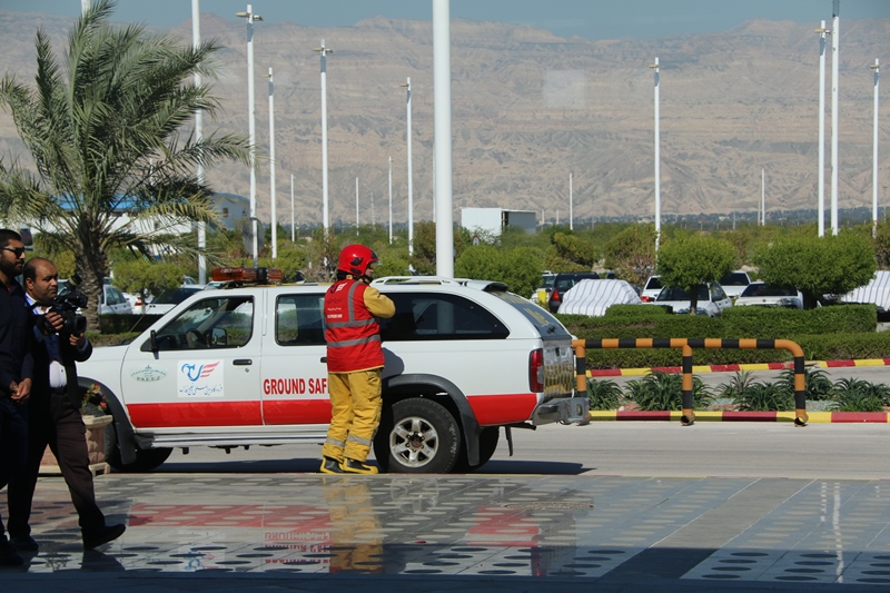 مانور تخلیه اضطراری فرودگاه 7