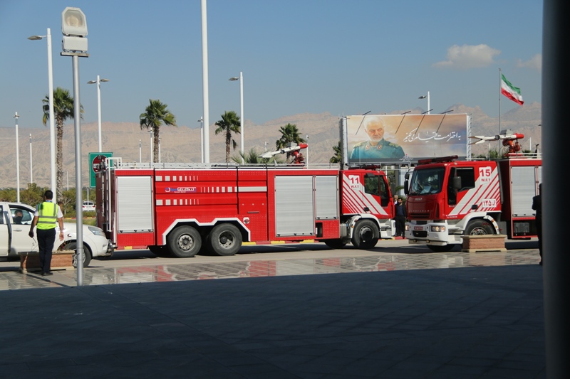 مانور تخلیه اضطراری فرودگاه 13