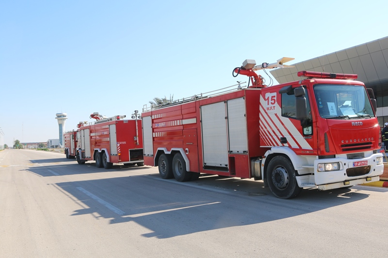 مانور تخلیه اضطراری فرودگاه 19