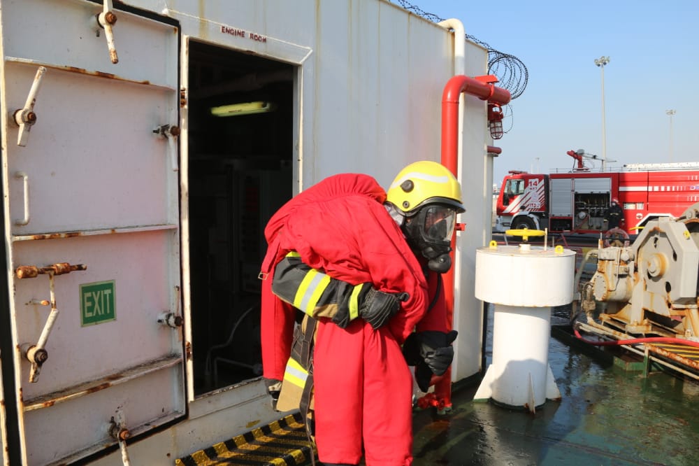 مانور نجات مصدوم بندر خدماتی 2