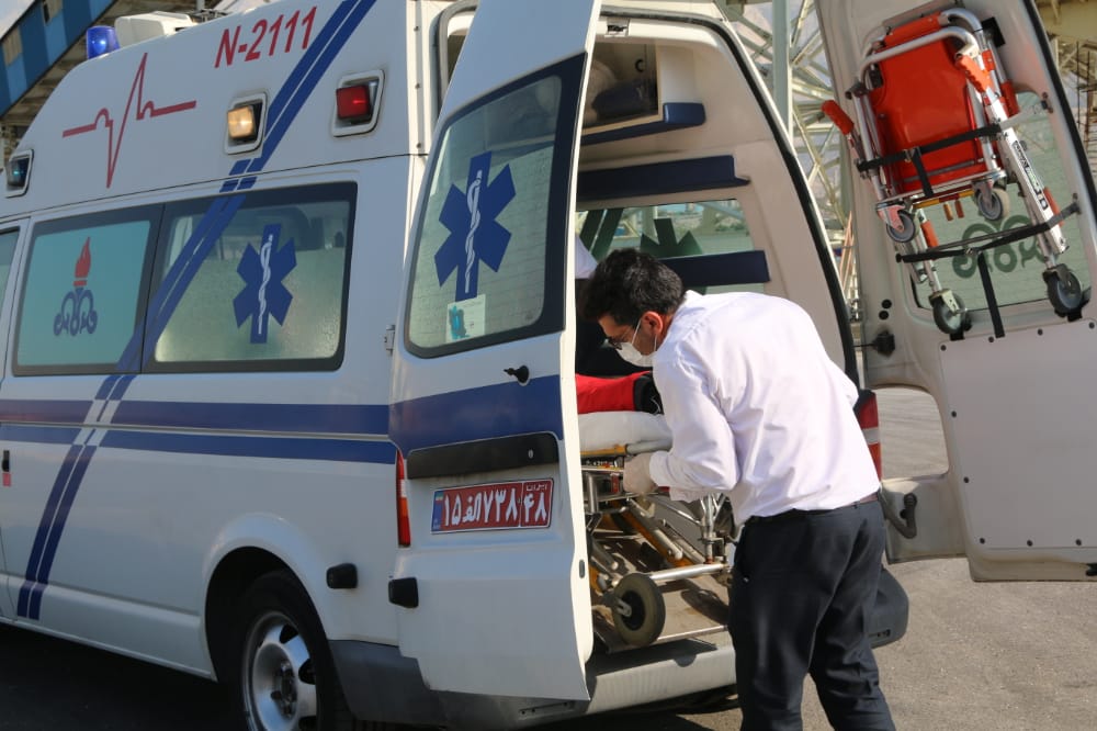 مانور نجات مصدوم بندر خدماتی 6