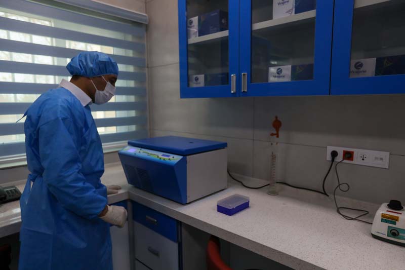 افتتاه آزمایشگاه مدرن تشخیص کوبید 19 7
