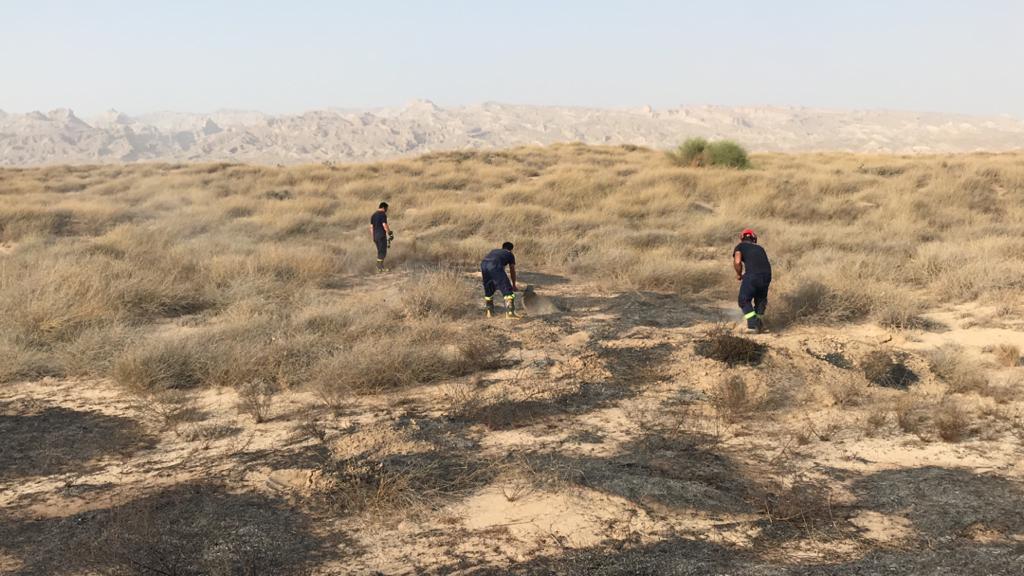 مهار آتش سوزی ساحل کبکان 4