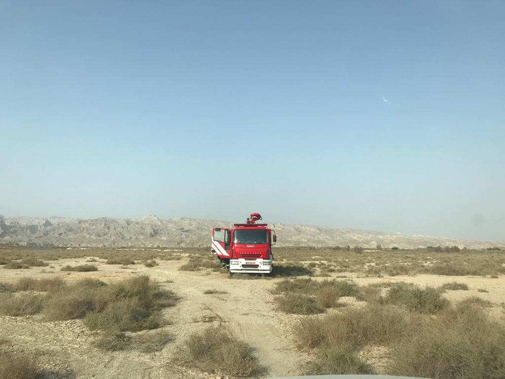 مهار آتش سوزی ساحل کبکان 6