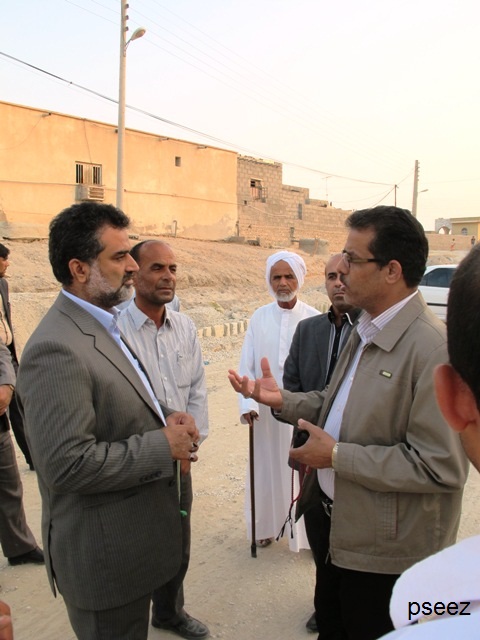 بازدید مدیرعامل از روستاهای عسلویه