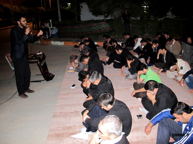 شب عاشورا در کمپ گلستان