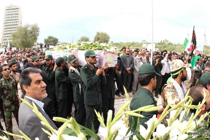 تشییع دو شهید گمنام