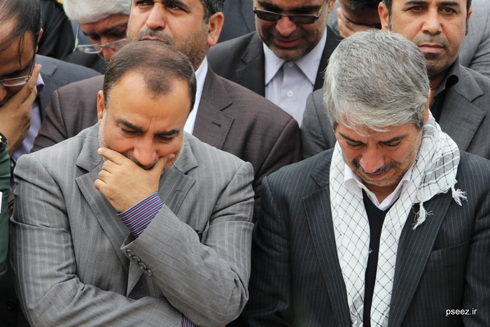 تشییع دو شهید گمنام