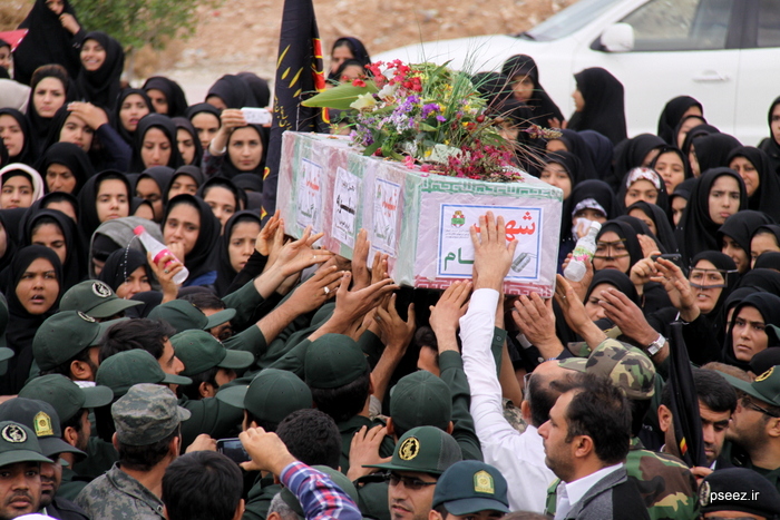 تشییع دو شهید گمنام