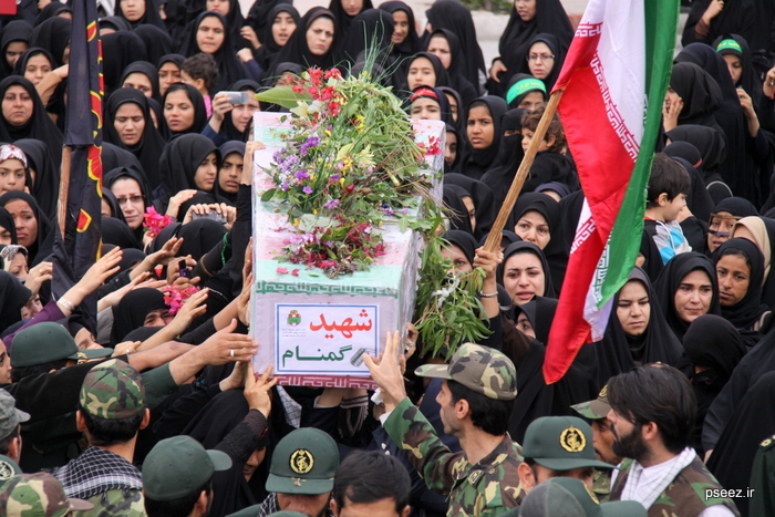 تشییع دو شهید گمنام