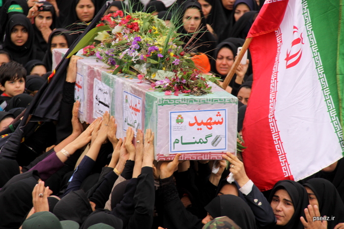 تشییع دو شهید گمنام