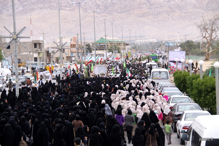 تشییع دو شهید گمنام
