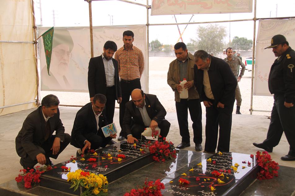 غباررویی گلزار شهداء