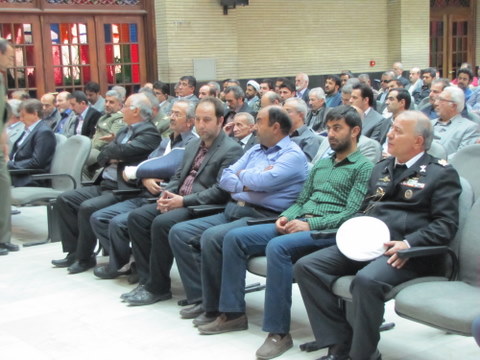 مراسم یادبود درگذشت مرحوم قربانی رئیس روابط عمومی و امور فرهنگی 7