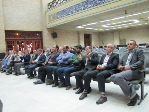 مراسم یادبود درگذشت مرحوم قربانی رئیس روابط عمومی و امور فرهنگی 13