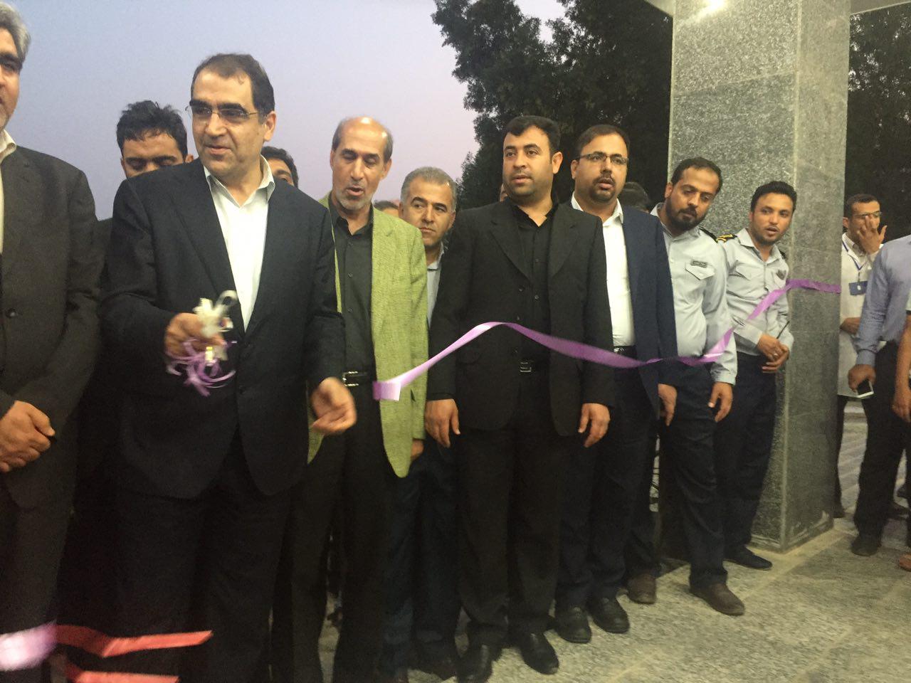 طرح های توسعه ای بیمارستان کنگان افتتاح شد