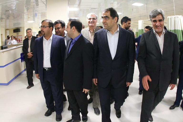 سفر وزیر بهداشت ، درمان و آموزش پزشکی به استان بوشهر 12