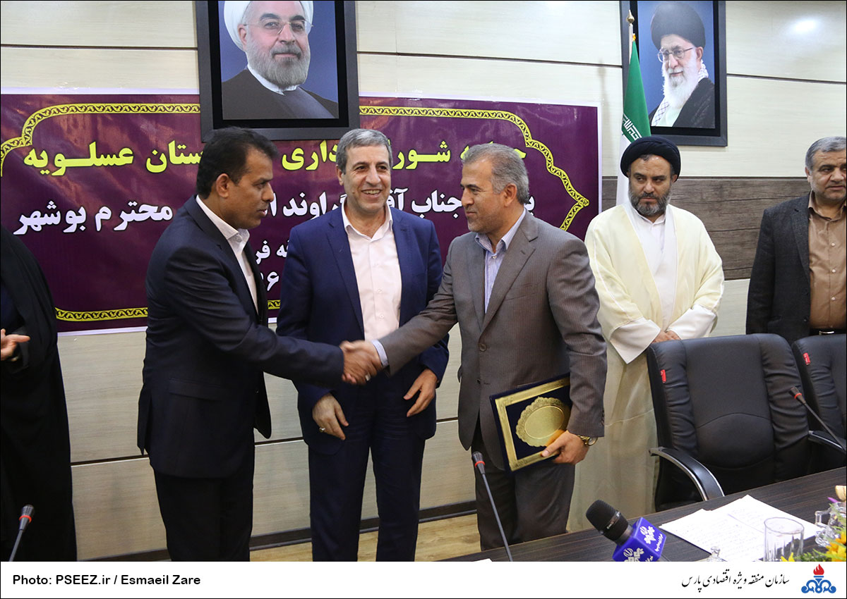 معارفه فرماندار جدید عسلویه 11
