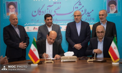 تفاهم&zwnj;نامه توسعه یکپارچه میدان مشترک نفتی آزادگان با حضور رئیس جمهور امضا شد