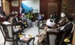 نشست روحانیون شیعه و سنی منطقه ویژه پارس با مدیر عامل سازمان منطقه ویژه و مشاور وزیر نفت