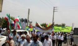 برگزاری مراسم روز جهانی قدس در عسلویه/ حضور گسترده کارکنان صنعت نفت