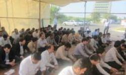گزارش تصویری/ برگزاری زیارت عاشورا در جوار مزار شهدای گمنام منطقه ویژه پارس