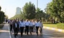 همایش پیاده&zwnj;روی کارکنان سازمان منطقه ویژه پارس برگزار شد