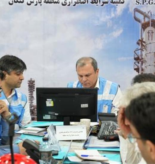 برگزاری مانور دورمیزی سطح یک تکمیلی پالایشگاه های منطقه ویژه پارس