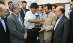 گزارش تصویری/ بازدید آقای مورالس رئیس جمهور بولیوی از پارس جنوبی (4)