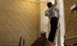 غبار روبی مسجد ولیعصر(عج) منطقه ویژه پارس با حضور پرشور مدیران و کارکنان صنعت نفت