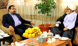 دیدار امام جمعه کنگان با مدیرعامل منطقه ویژه پارس