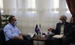 دیدار مدیر آموزش و پرورش شهرستان تنگتستان با مدیر عامل سازمان منطقه ویژه پارس
