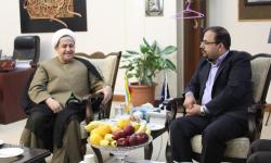 نشست معاون فرهنگی دبیرخانه شورای هماهنگی مناطق آزاد با مدیرعامل منطقه ویژه پارس