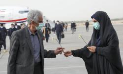 استقبال نمادین از مسافرین فرودگاه خلیج فارس عسلویه