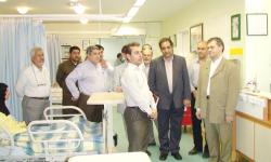 بازدید معاون وزیرنفت و رییس دانشگاه علوم پزشکی تهران از بیمارستان توحید