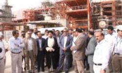 معاون رییس جمهور و وزیر نفت از پارس جنوبی بازدید کردند