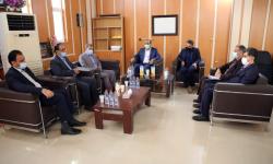 دیدار مدیر عامل سازمان منطقه ویژه پارس با رییس دادگستری و دادستان کنگان
