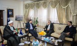 نشست عضو شورای عالی انقلاب فرهنگی با مدیرعامل،مدیران و روحانیون منطقه ویژه پارس